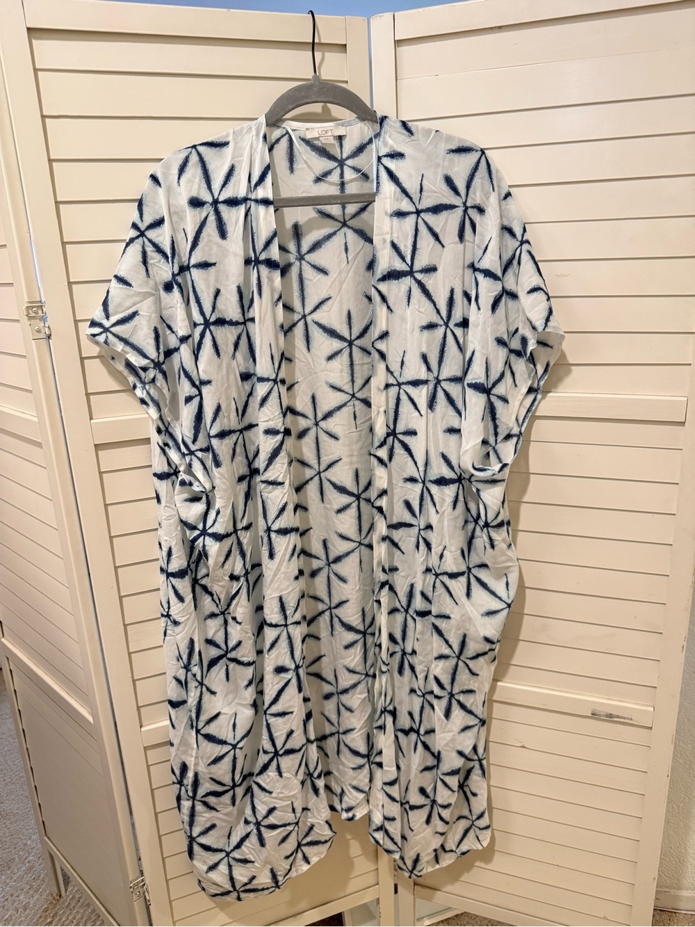 LOFT long kimono coverup up M/L